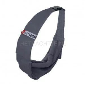 4LAZYLEGS - Tas Canvas Blauw/Grijs