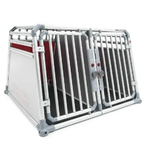 4Pets Pro 22 - Autobench - voor 2 Honden - chroom - 66x96596.5x93.5 cm - L