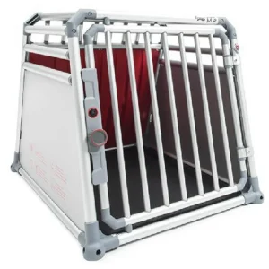 4Pets Pro 3 - Autobench Hond - chroom - 66x68x83.5 cm - M