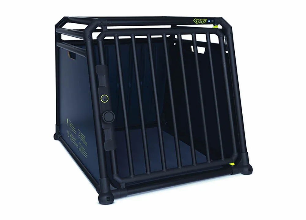 4Pets Pro Noir 3 - Autobench Hond - Zwart - 66x68x83.5 cm - M