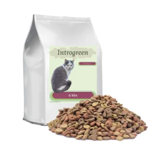 6 Mix Kattenbrokjes 10 Kg – Complete Voeding voor Gezonde en Actieve Volwassen Katten