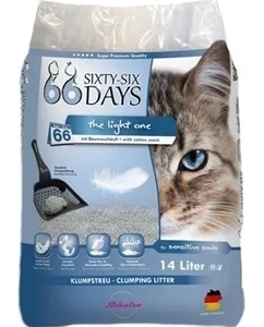 66Days Cotton Light Kattenbakvulling 14 Liter