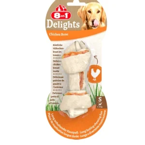 8in1 Delights Kauwbotten - Hondensnack - 1 Stuks - kip - L