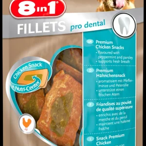 8in1 Fillets Pro Dental - Hondensnack - 80 Gram - kip