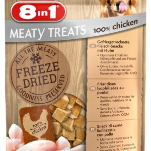 8in1 Meaty Treats Freeze dried - Hondensnack - 50 Gram - eend
