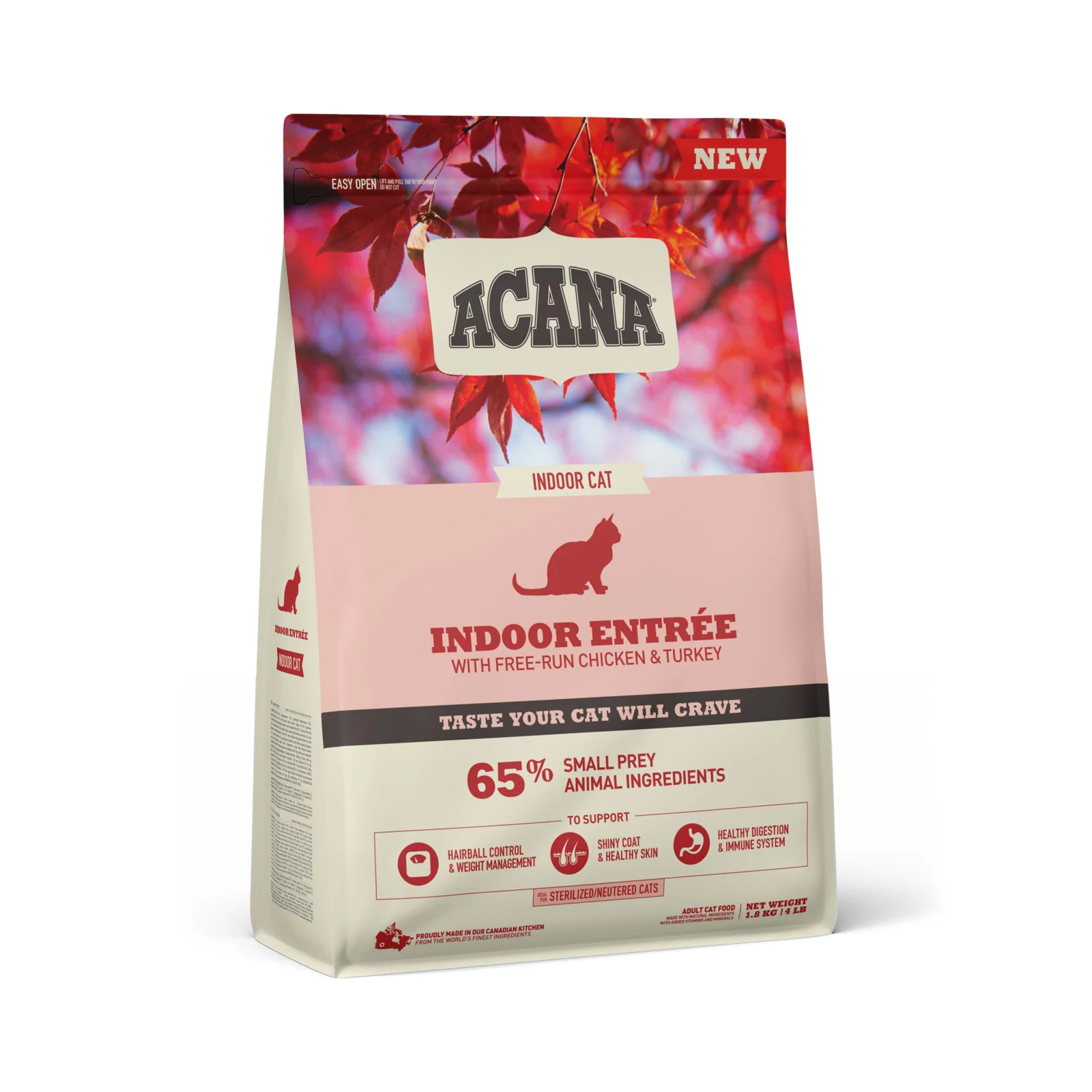 Acana Indoor Entr茅e Cat - Kattenvoer - 0.34 Kilogram - kalkoen, kip