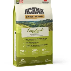 Acana Regionals Grasslands Dog Highest prote茂n - Hondenvoer - 2 Kilogram - eend, lam