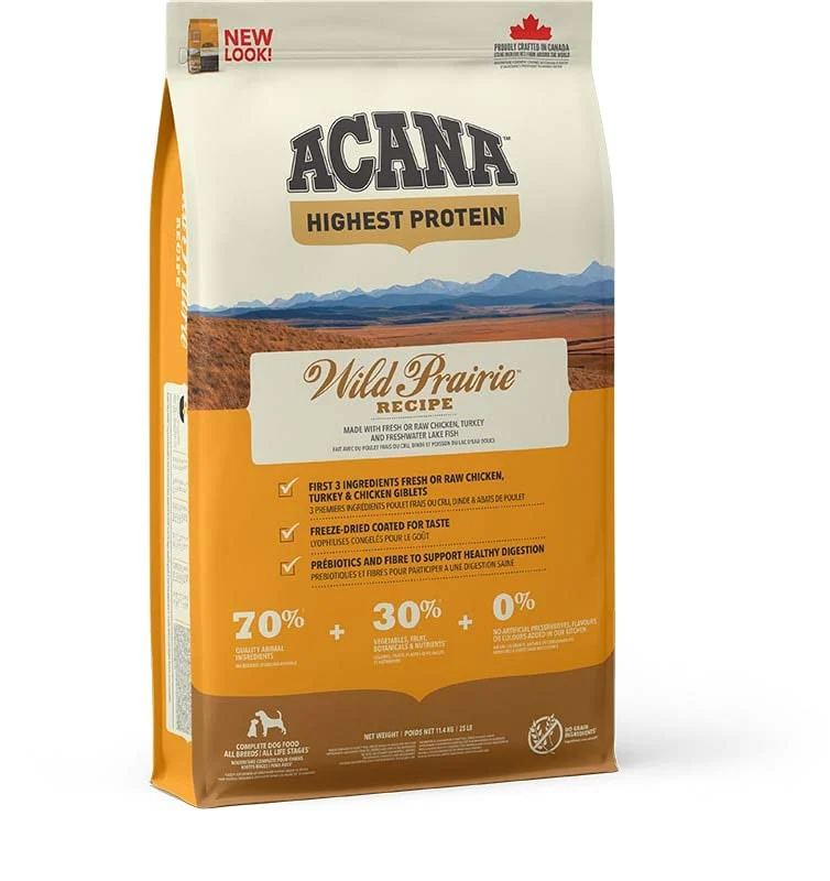 Acana Regionals Wild Prairie Dog Highest prote茂n - Hondenvoer - 11.4 Kilogram - kalkoen, kip