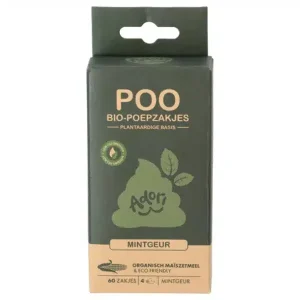 Adori Poo Bio-Poepzakjes 22×32 cm mintgeur
