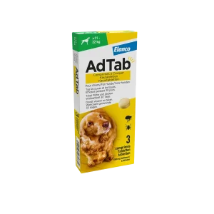 AdTab Anti‑Vlo en Teek Kauwtabletten Hond 11-22 kg