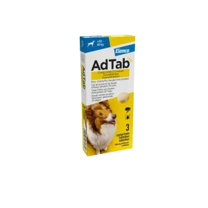 AdTab Anti‑Vlo en Teek Kauwtabletten Hond 22-45 kg
