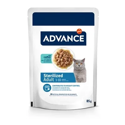 Advance Cat Sterilized Codfish - 85 gr
