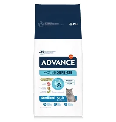 Advance Cat Sterilized Turkey - 15 kg