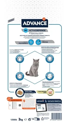 Advance Cat Sterilized Turkey - 3 kg - Image 2