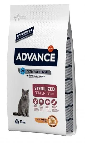 Advance Kat Sterilzed Sensitive Senior 10+ (10 kg)