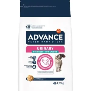 Advance Veterinary Diet Cat Urinary Sterilized Minder Calorieën - 1,25 kg