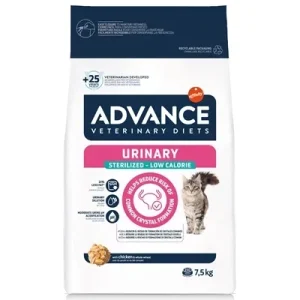Advance Veterinary Diet Cat Urinary Sterilized Minder Calorieën - 7,5 kg