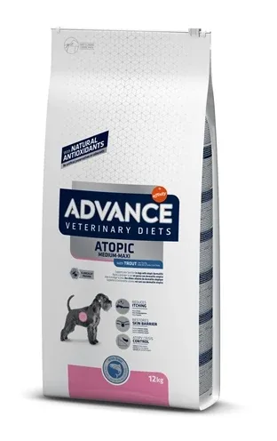 Advance Veterinary Diet Dog Gevoelige Huid Medium Maxi - 12 kg