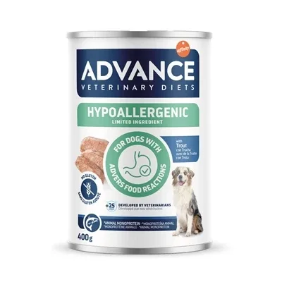 Advance Veterinary Diet Dog Hypoallergenic Trout - 400 gr