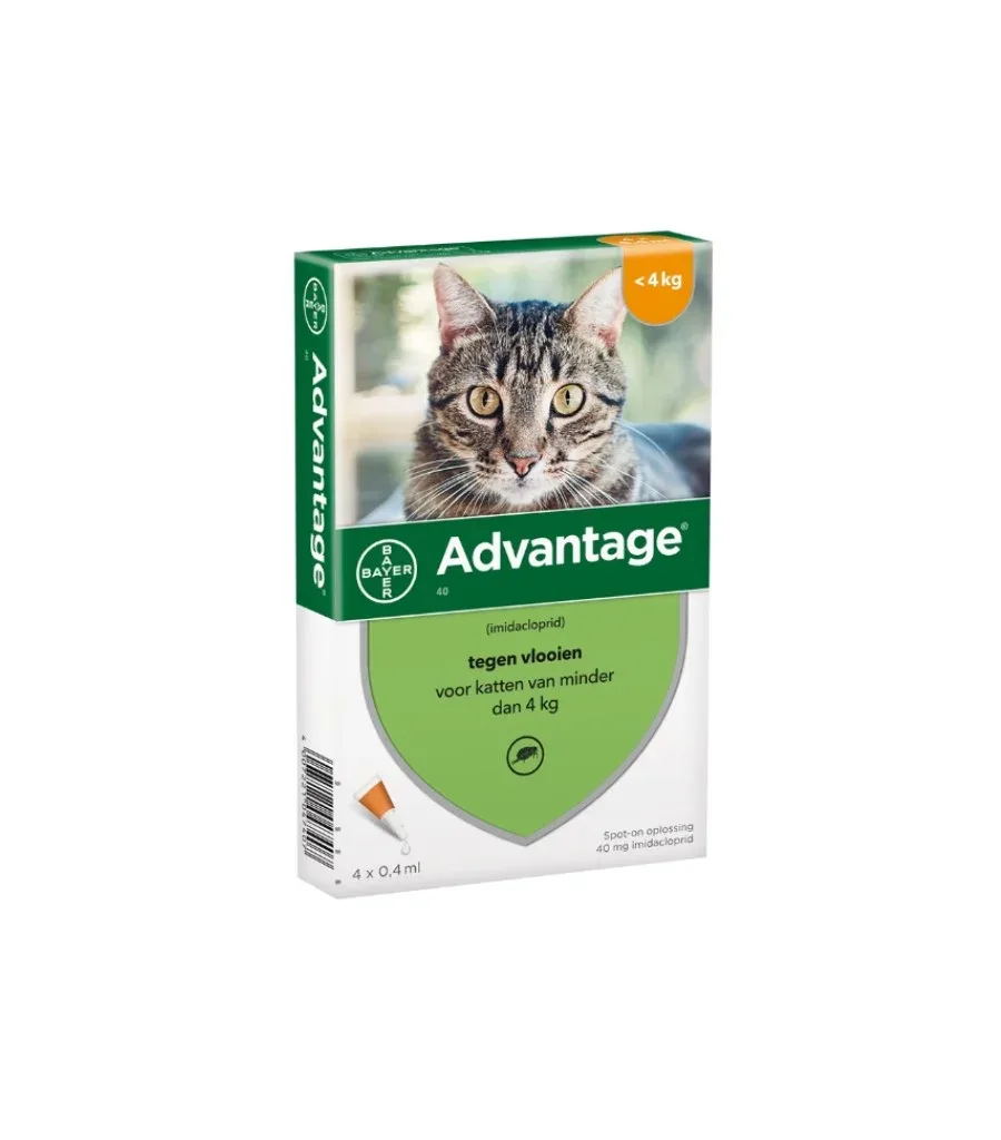 ADVANTAGE - Spot-On 4 Pipet Anti-Vlo Middel voor katten - Image 2