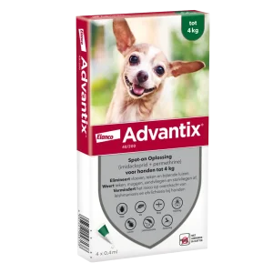 Advantix Spot-On Hond 40 – tot 4 kg
