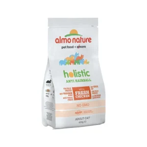 Almo Nature Cat Anti-Hairball Kattenvoer - Kip & Rijst