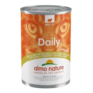 Almo Nature Daily Graanvrij - Kattenvoer - 400 Gram - konijn