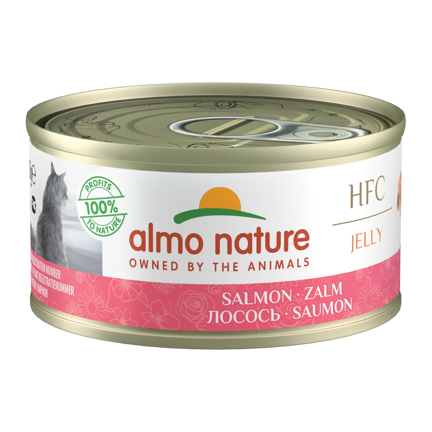 Almo Nature HFC 70 Jelly Kattenvoer - Blik - Zalm