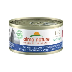 Almo Nature HFC 70 Natural Kattenvoer - Blik - Tonijn en Mosselen