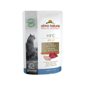 Almo Nature HFC Jelly Kattenvoer - Maaltijdzakje - Tonijn en Tong
