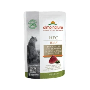 Almo Nature HFC Jelly Kattenvoer - Maaltijdzakje - Tonijnfilet & Algen
