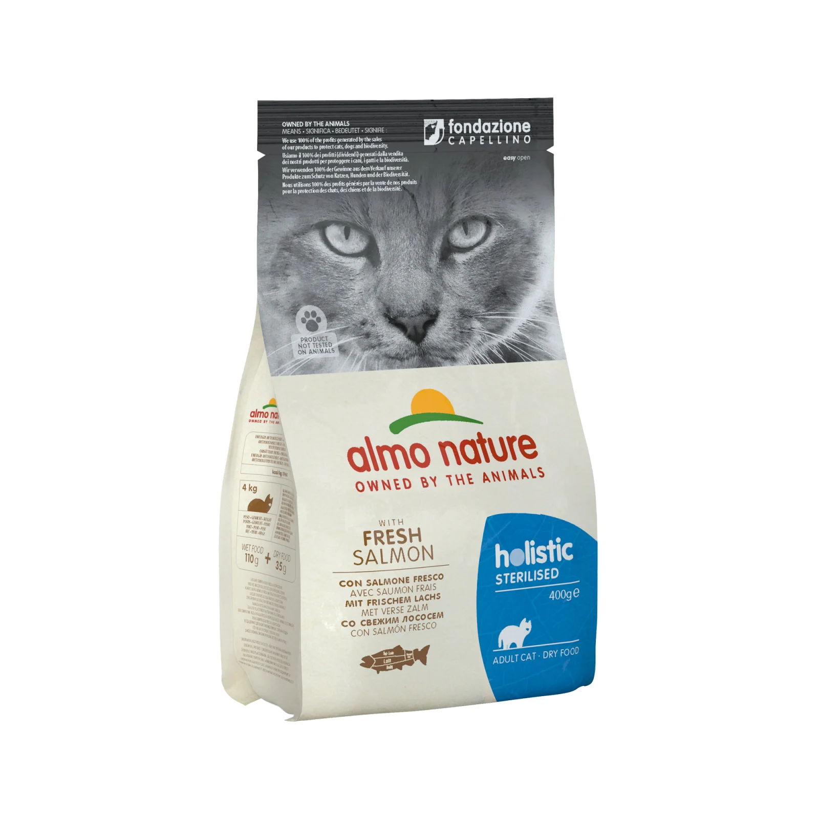 Almo Nature Sterilised Kattenvoer - Zalm en Rijst - Image 2