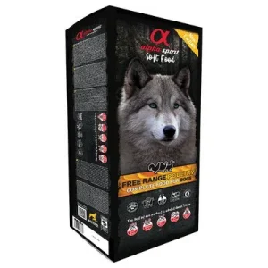 Alpha Spirit Semi-Moist Complete Free Range Poultry Hondenvoer