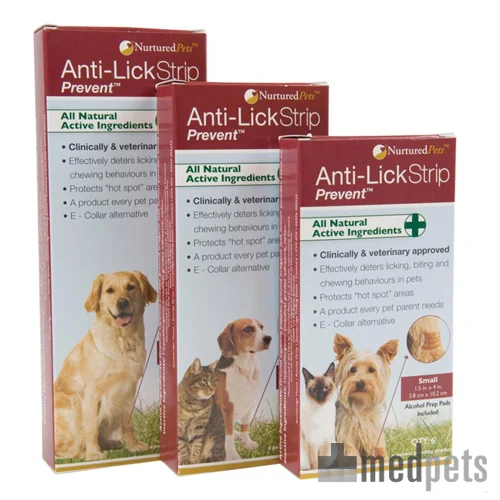Anti-Lick Strip | bestellen | voorkomt bijten en likken aan wond