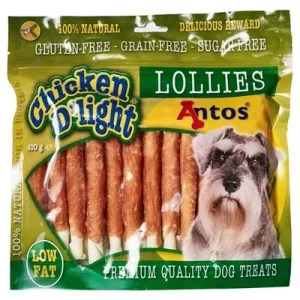 Antos Chicken D Light Lollies - 400 gram