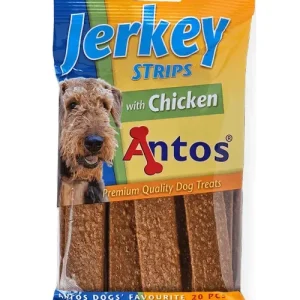 Antos Jerkey Strips Kip (smaak van echt vlees)