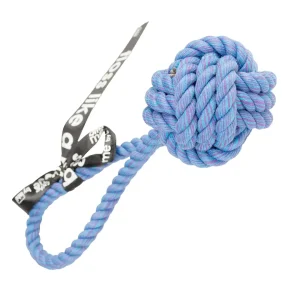 ‘Are you knots’ bal met lus 20x6x6cm blauw