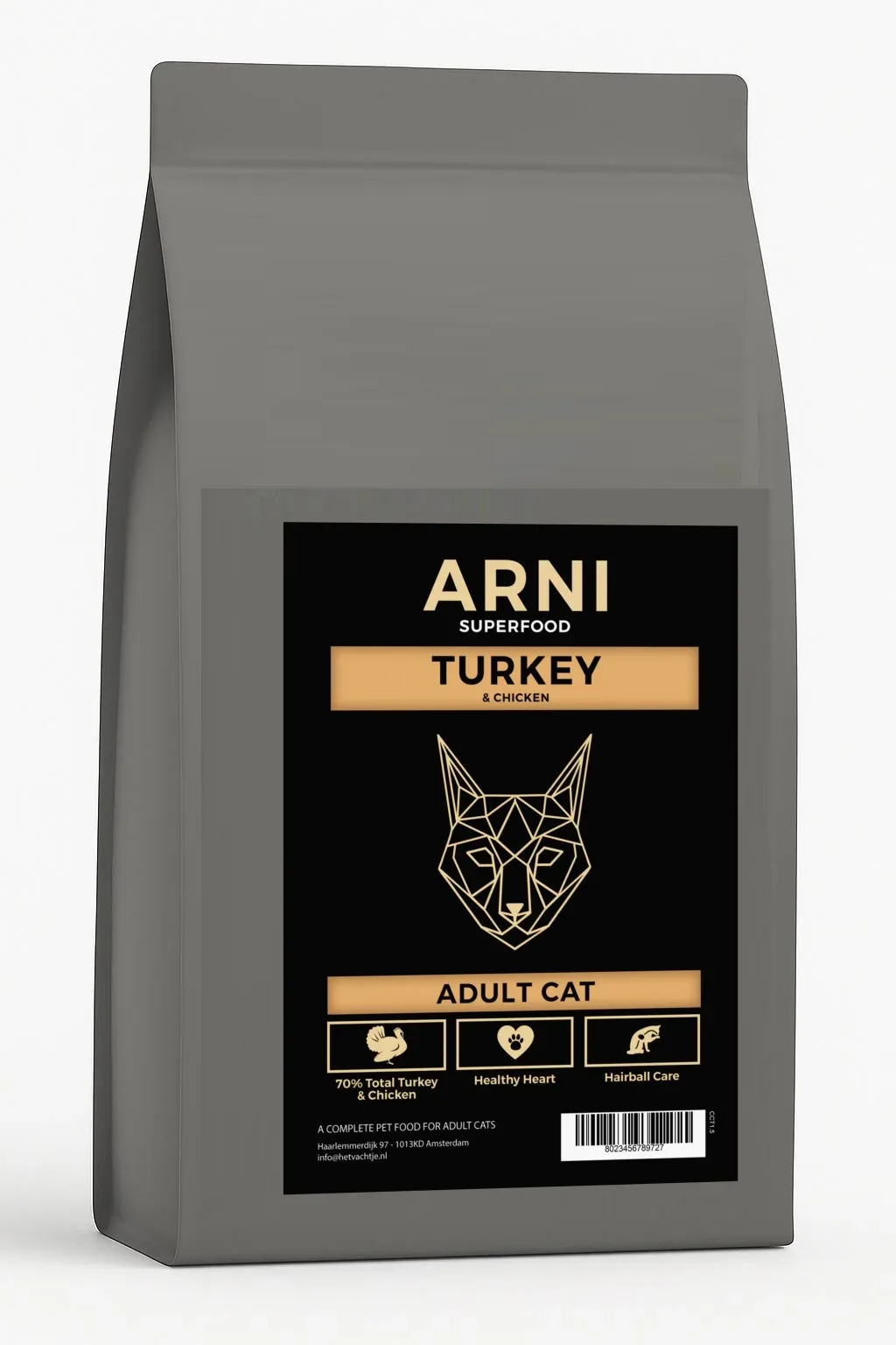 ARNI Superfood - Adult cat Turkey and Chicken