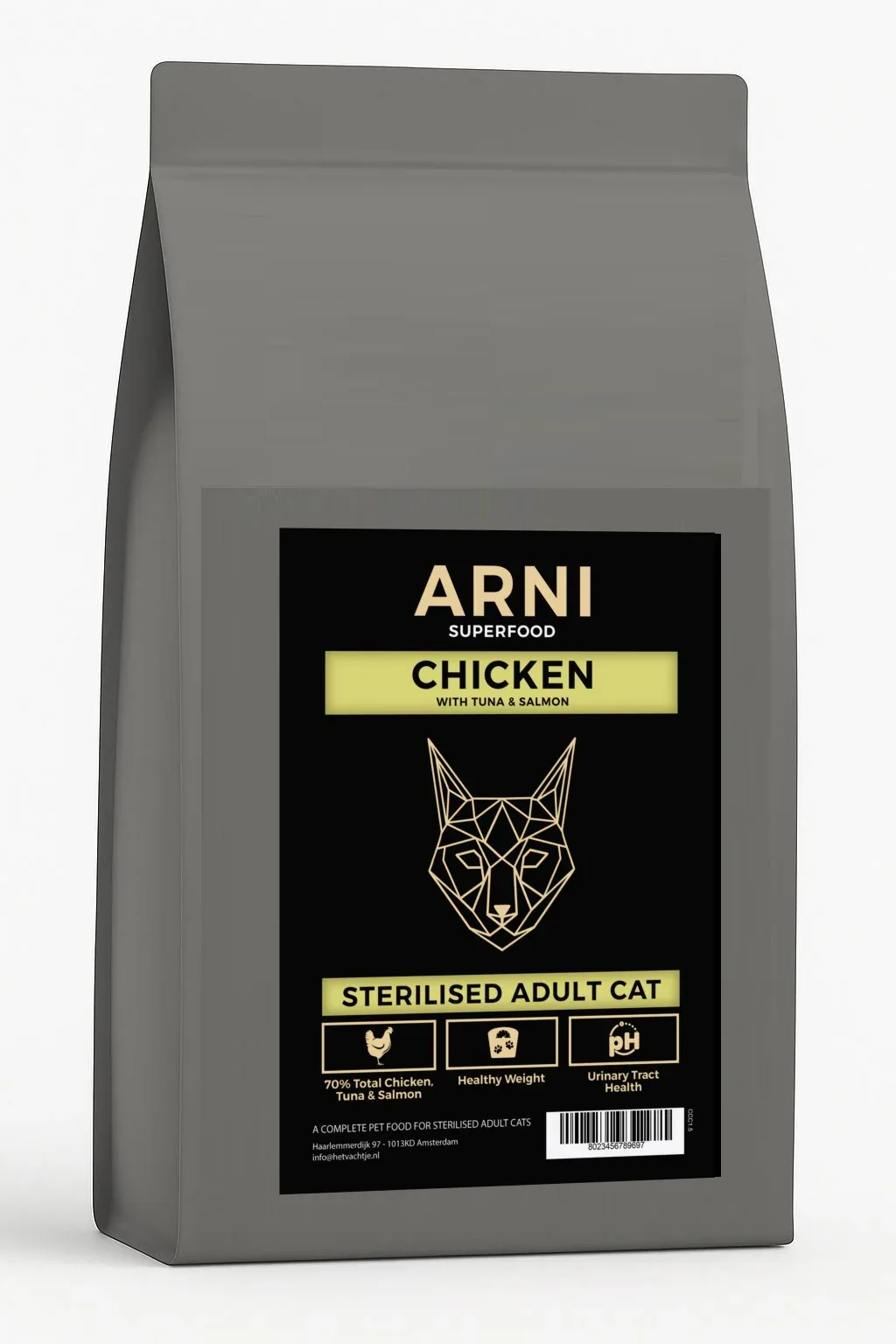 ARNI Superfood - Sterilised Adult Cat Chicken with Tuna and Salmon