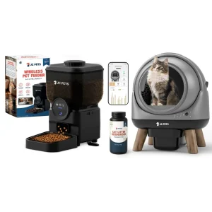 Automatische Voerbak + Automatische Kattenbak