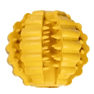 Bal Griplay dental ribbel 9x9x8cm geel