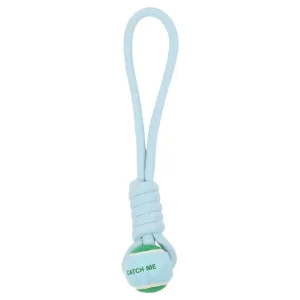 Bal met touwlus CATCH ME 6x45x6cm blauw/groen