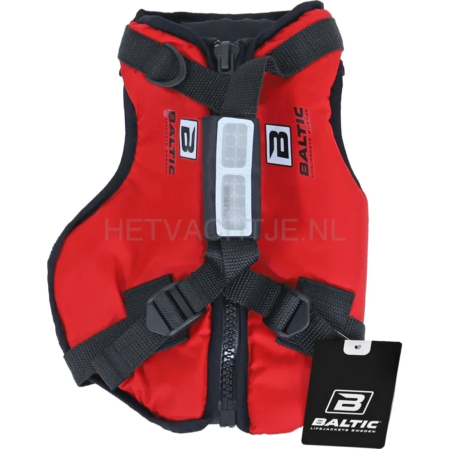 BALTIC - Hondenzwemvest Zoro Rood