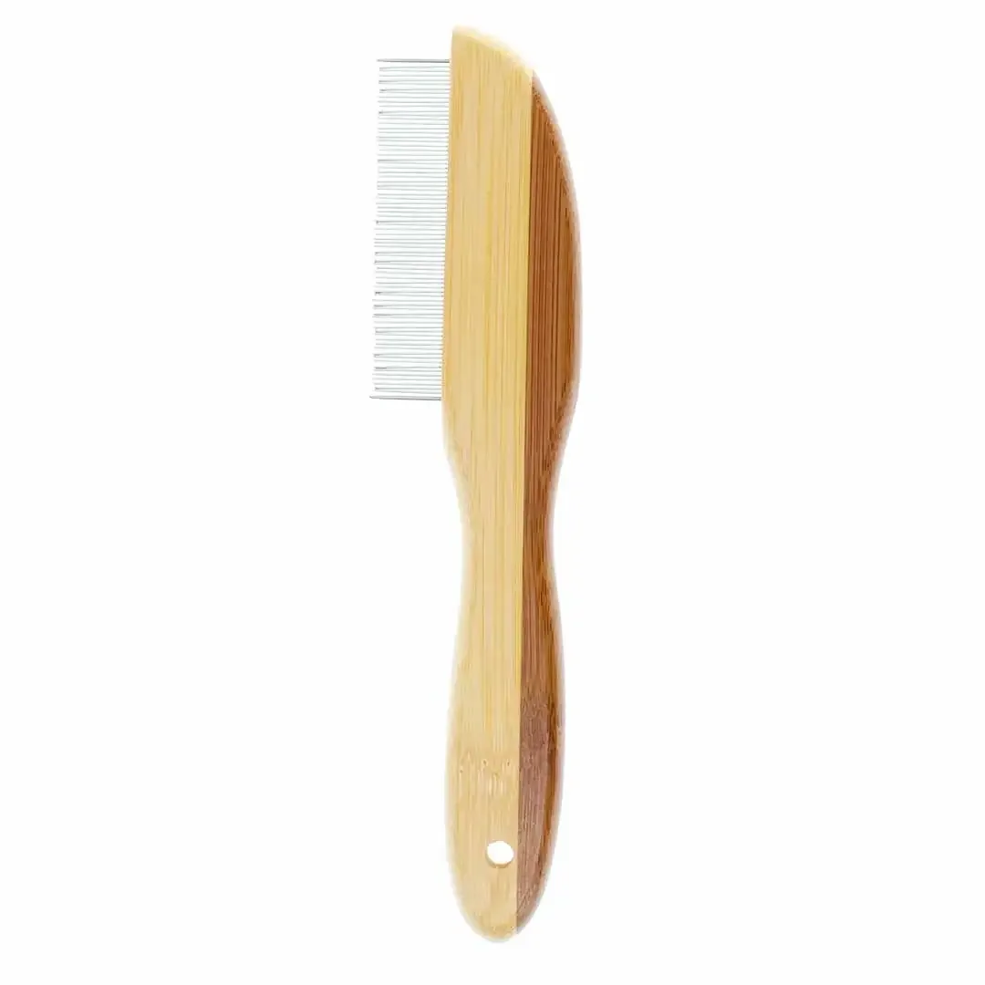 Bamboo Vlooienkam 77 Pinnen 21cm