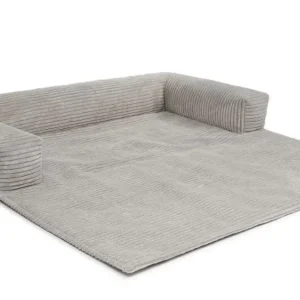 Bankbeschermer Deluxe Ribbed Corduroy Lichtgrijs