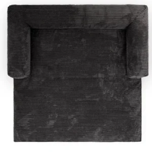 Bankbeschermer Rib Corduroy Deluxe Antraciet