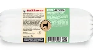 Barfmenu Hert Premium Hondenvoer - 1000 gram