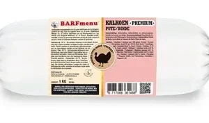 Barfmenu Kalkoen Hondenvoer - 1000 gr