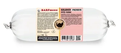 Barfmenu Kalkoen Hondenvoer - 1000 gr