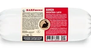Barfmenu Konijn Hondenvoer - 1000 gram